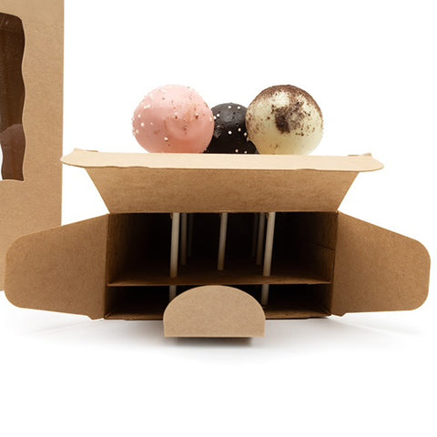 Cake Pop Kraft Boxes