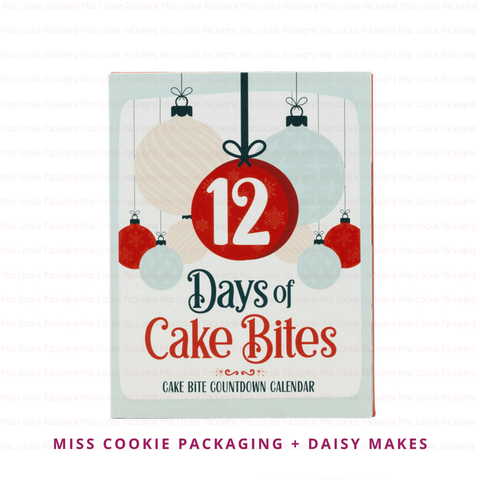 12 Days of Cake Bites Calendar