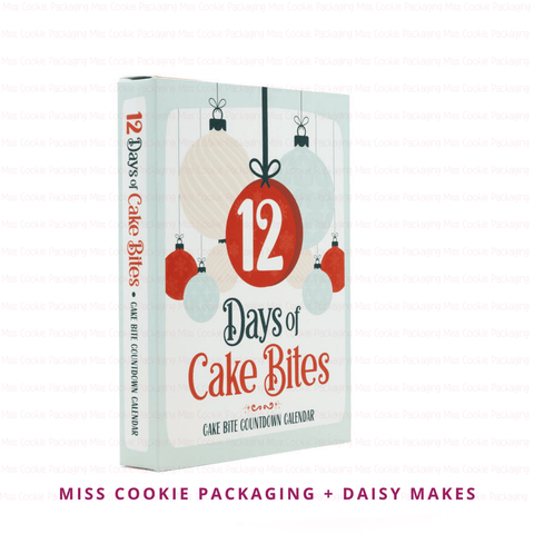 12 Days of Cake Bites Calendar