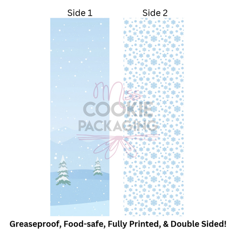 Cake Pop Backer Cards with Bags (25-pack)