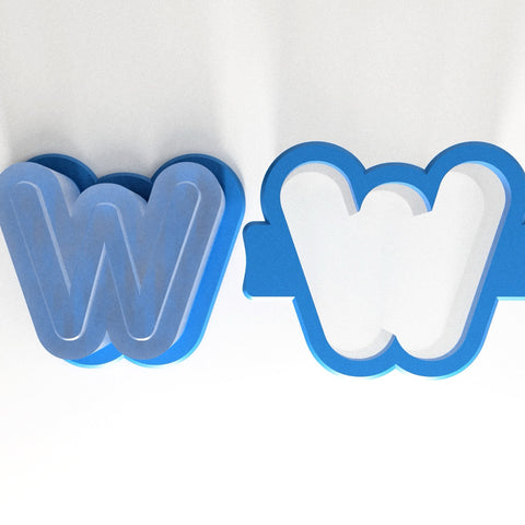 Letter "W" Popper