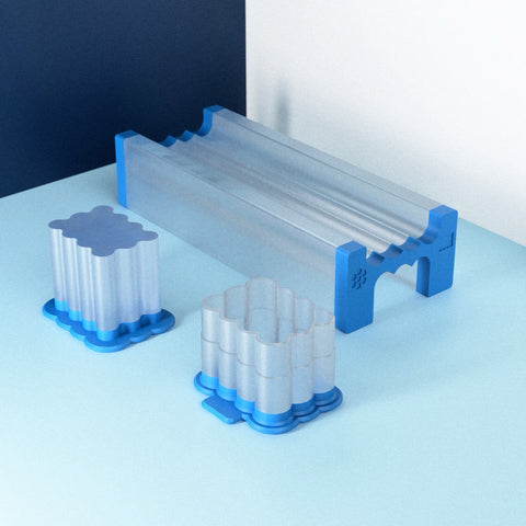 Rippled Rectangle Plaque Popper