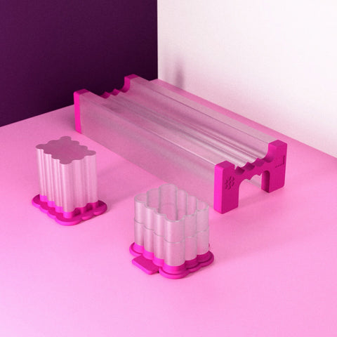 Rippled Rectangle Plaque Popper