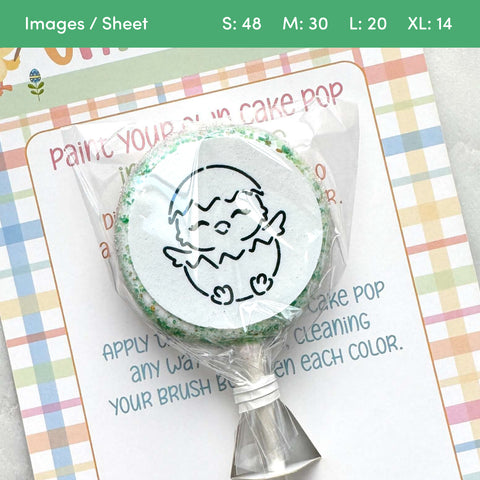Paint Your Own (PYO) Edible Images for Cake Pops