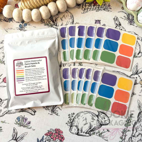 Paint Palette and Brush Sets (12-pack)